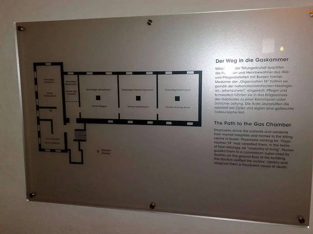 display from the Sonnenstein killing center