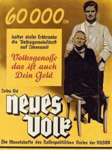 German eugenics poster