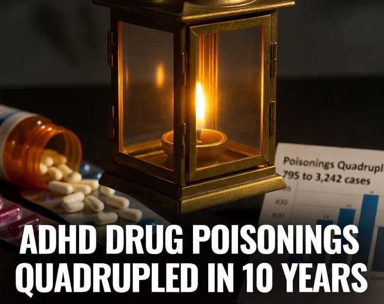 Poisoning from ADHD drugs soaring in Australia.